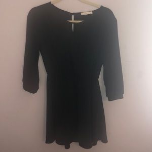 Black 3/4 Sleeve Dress
